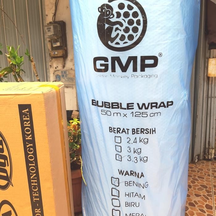 

Bubble wrap roll GMP 125 P50M W BENING HANYA DGN GRAB INSTAN GOSENT IN