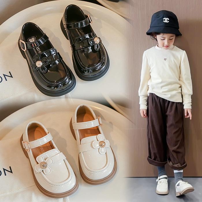 Homyped - Sepatu Loafers Anak Perempuan Glossy Lembut Dan Lentur