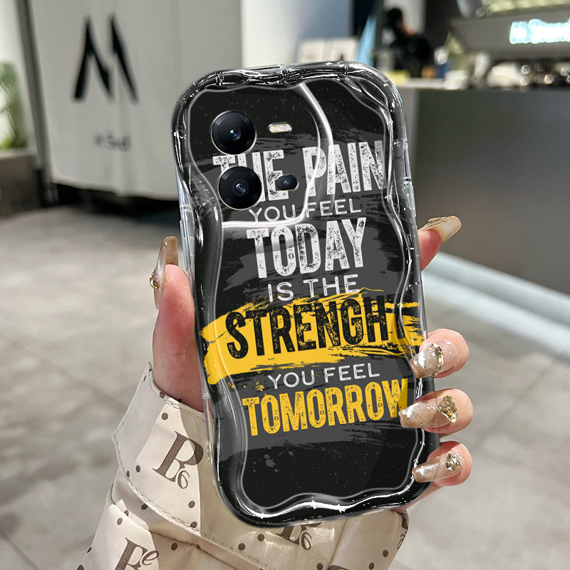 Casing Hp Untuk VIVO V25 5G V25E V21E Y73 2020 Case Inspirasional Kasing Silikon Softcase Bezel Cesi