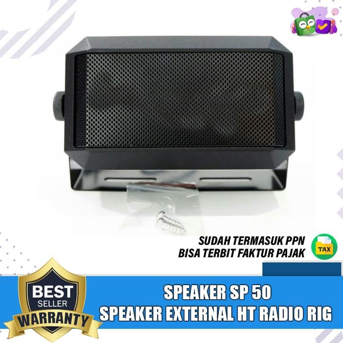 Speaker SP 50 Sp50 Sp-50 External Speaker For Ht Rig Kenwood Yaesu Alinco