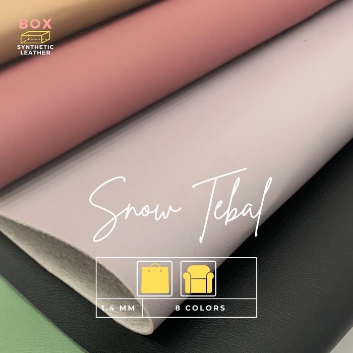 

Premium Kulit sintetis / Oscar Meteran (1.37M x 1M) - Snow Tebal