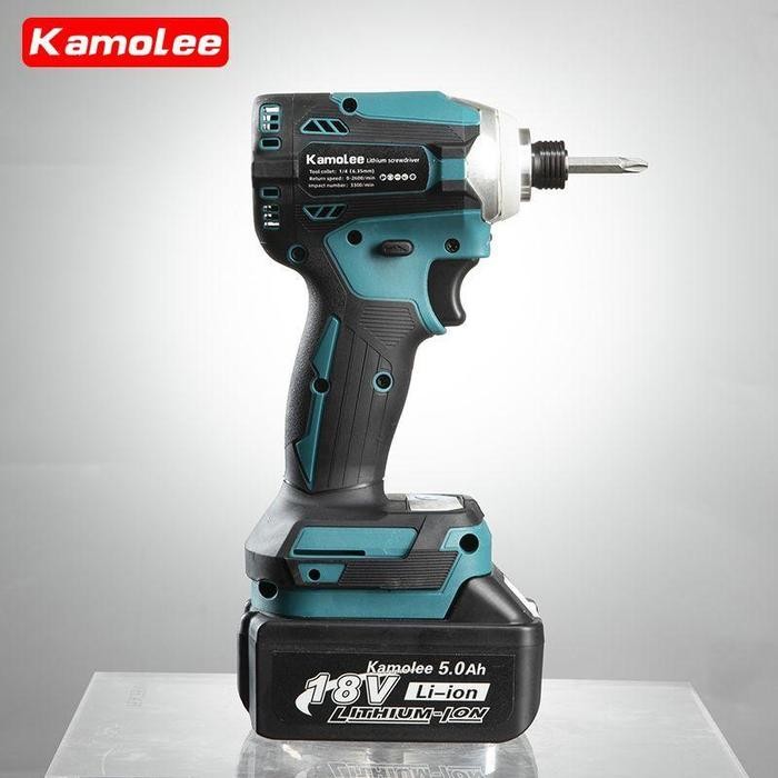 Paling Laris Mesin Bor Obeng Baterai 18 Volt Kamolee - Bor Obeng Baterai Elektrik Portable Kamolee -