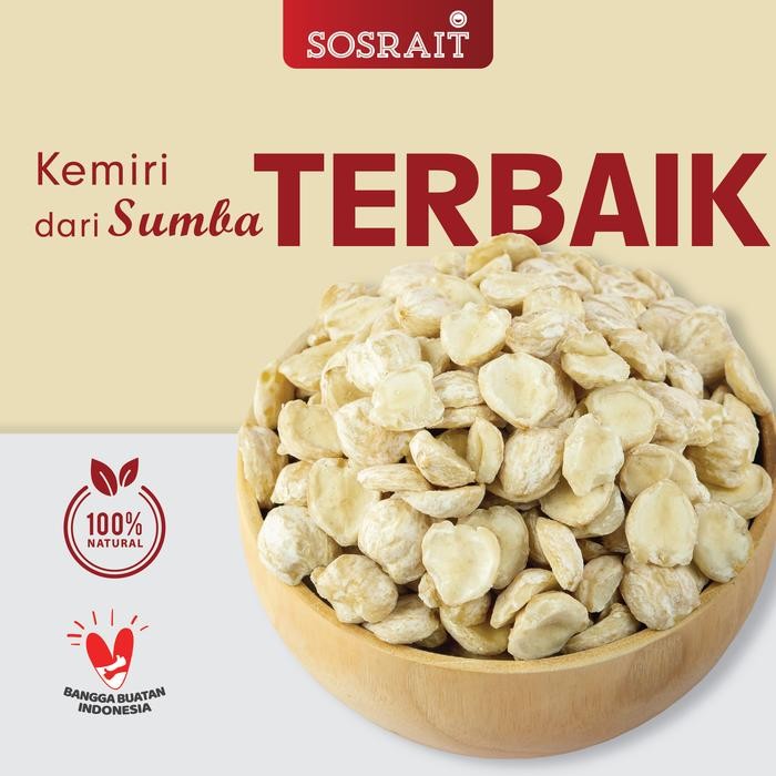 

Sosrait Kemiri Belah Dua 3kg Sumba