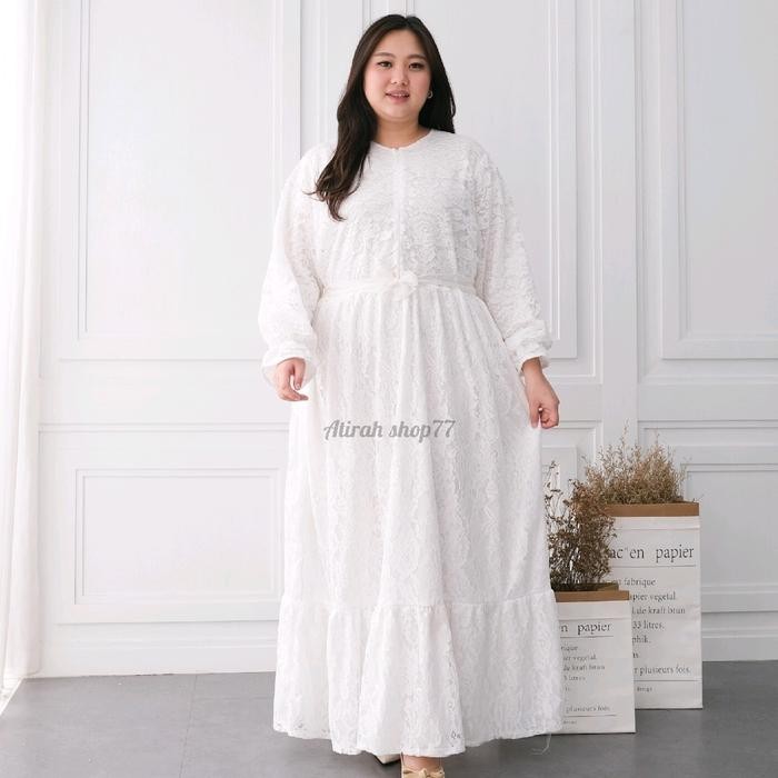 Gamis Abaya Brokat Jumbo Ld130 Ld140Cm Busui