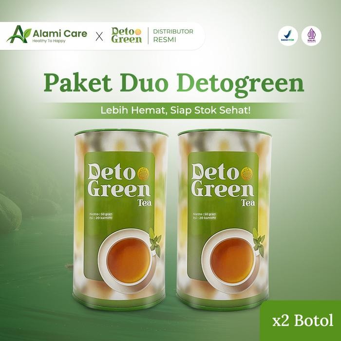 

Detogreen Tea Herbal [2pcs] Paket Duo Teh Herbal Alami