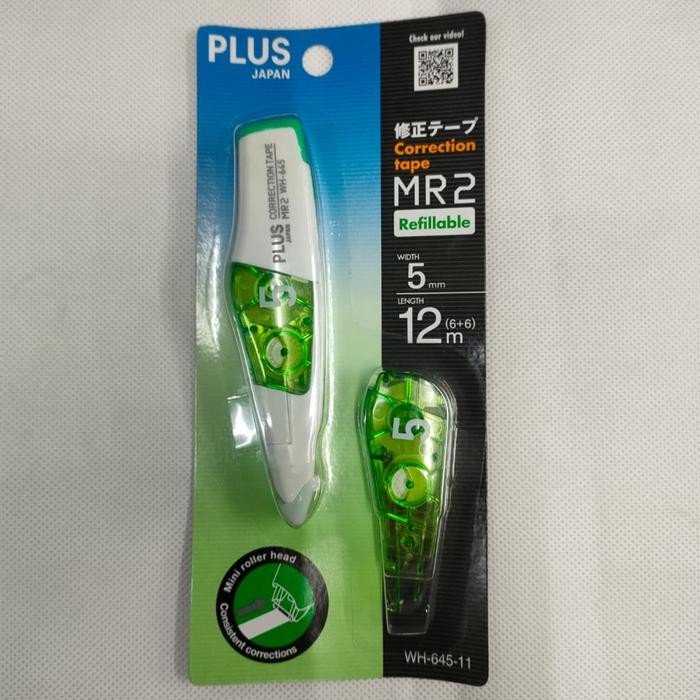 

ID CORRECTION TAPE PLUS JAPAN MR2 REFILLABLE & REFILL JAMIN ASLI MURAH