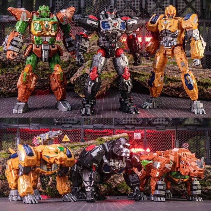 Li Jiang Transformer Commanders Of Beast Warrior Gorilla Rhino Figure