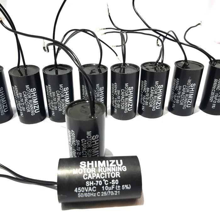 KAPASITOR POMPA AIR SHIMIZU 10UF (ASLI)