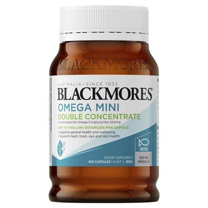 

Blackmores Omega Mini Double Concentrate 400 Capsules