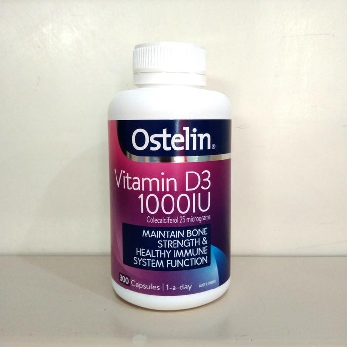

Ostelin Vitamin D3 1000Iu 300Capsules Maintain Muscle & Bones Strong