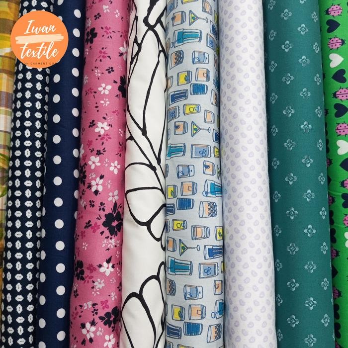 

Promo Kain Katun Italy Motif Bunga Bahan Baju Kemeja Gamis Koko Dress