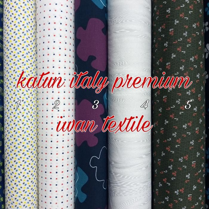 

Promo Kain Katun Italy Motif Bunga Bahan Baju Kemeja Koko Gamis Dls