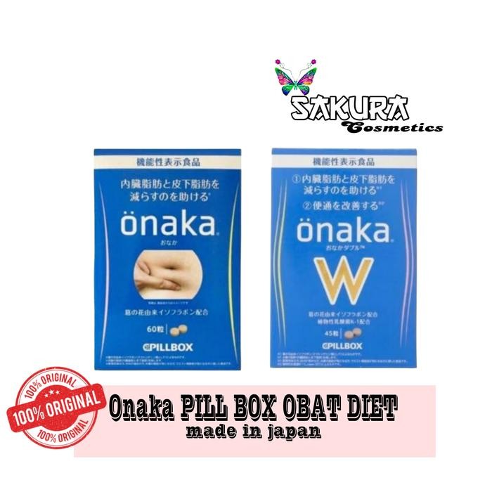 Ready Onaka Pill Box Obat Diet Original Jepang