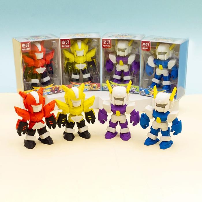 

New Penghapus stimulasi mainan anak karakter Robot ukuran besar Qihao Hadiah Toy