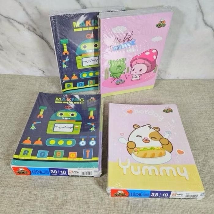 

New 10 Buku Sidu DODO isi 38 Lembar Buku Tulis Anak Sekolah Garis SD SMP SMA Alat Tulis ATK