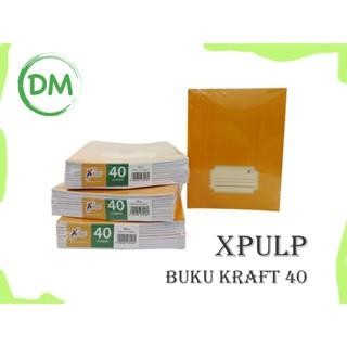 

New XPULP BUKU TULIS KRAFT 40 1 PACK 10 BUKU