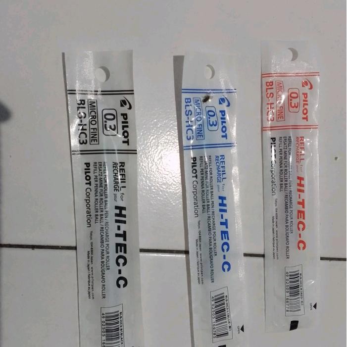 

New isi / refil Pulpen Hitec-c 0.3. (harga 1 biji) isi ulang pulpen Stationery