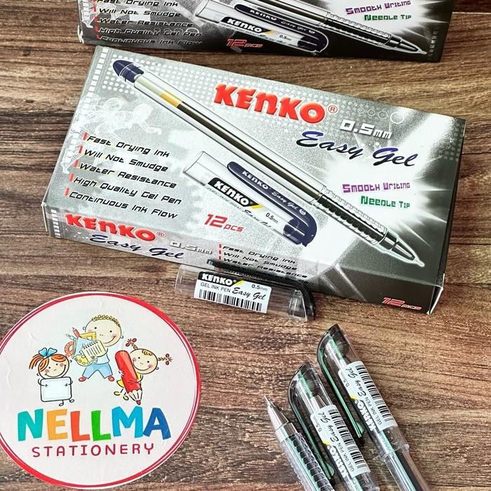 

New Pulpen Gel KENKO EASY GEL 0.5 mm ( isi 12 pcs )