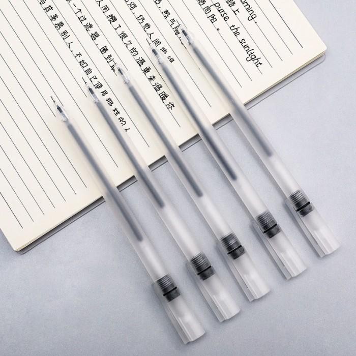 

New Gel Pen Simple Minimalist Aesthetic Muji Style Warna Hitam