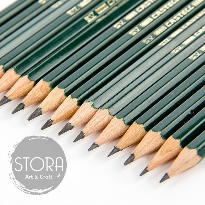 

New FABER CASTELL PENSIL KAYU HB - 8B (ORIGINAL)