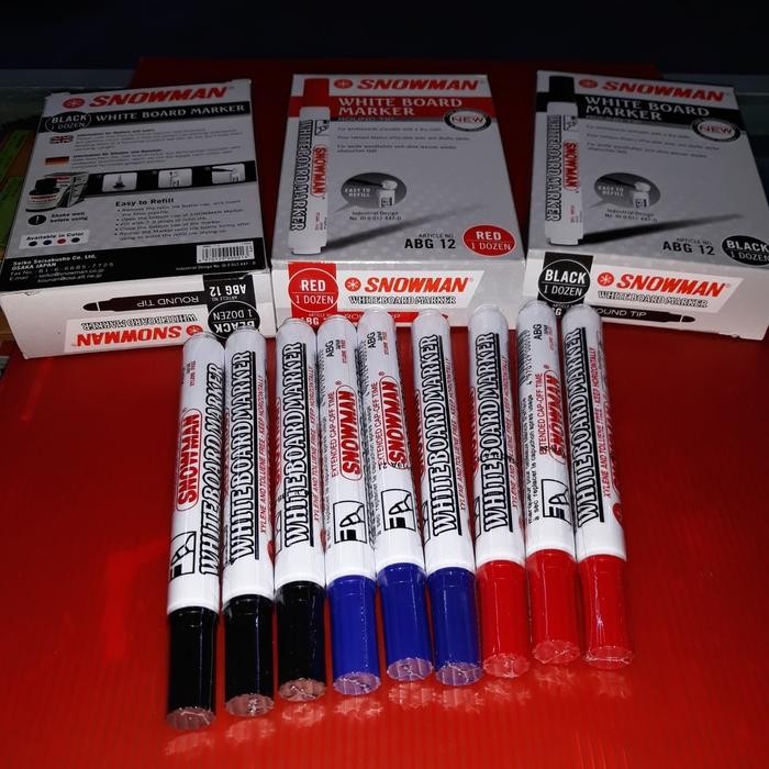 

New Spidol whiteboard Snowman ABG 12