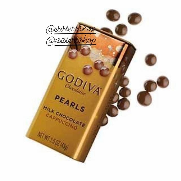 

Neww Godiva Pearls Milk Chocolate Cappuccino / Coklat Godiva Pearls Cokelat Terlaris