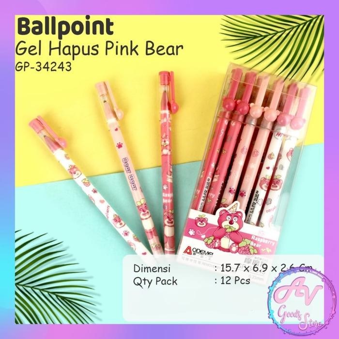 

New ballpoint hapus / 12pcs ERASABLE PEN ODEMEI / PULPEN HAPUS FANCY AODEMEI (12pcs) / pulpen bisa
