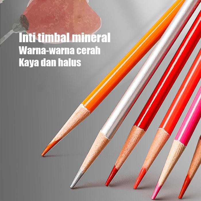 

Obos Oil Pencil Color Pensil Warna Minyak 48/72 Pencil Color Set High Grade Oil Pencil