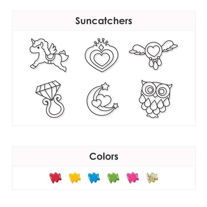 

Mainan Anak Dekorasi Gantungan Kunci Amos Sun Deco Kemasan Jewel (6 Suncatcher + 6 Glass Deco)
