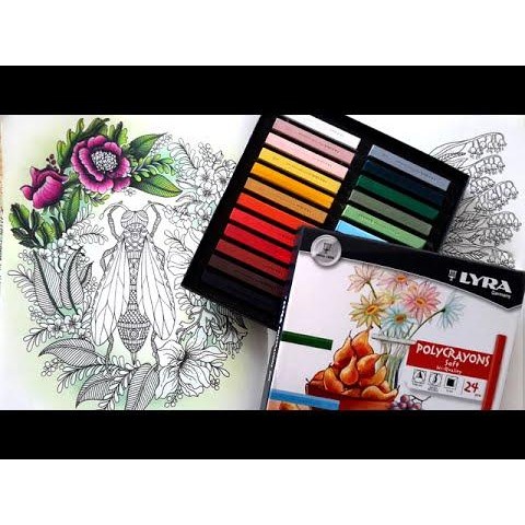 

Lyra Polycrayons Soft 24 Water Soluble Colours Reff 5651240
