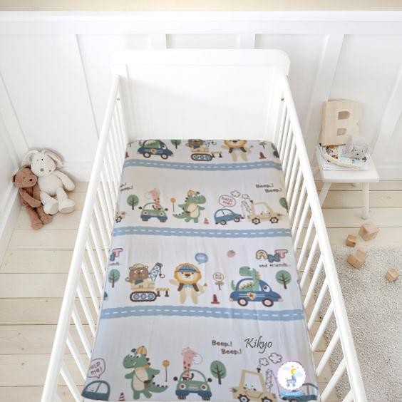 Sprei kasur bayi katun jepang