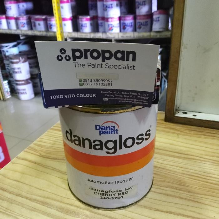 cat danagloss 3260 cherry red