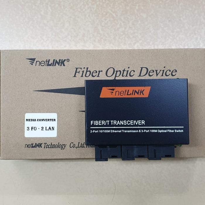 Netlink Media Converter 3 FO - 2 LAN