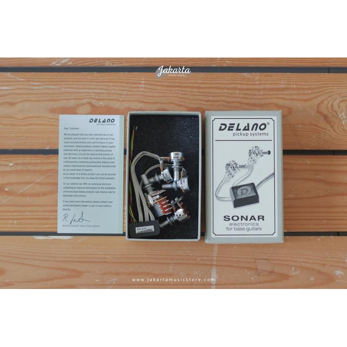 Baru Delano Sonar 3 Ms Bass Preamp Onboard Eq 3-Band