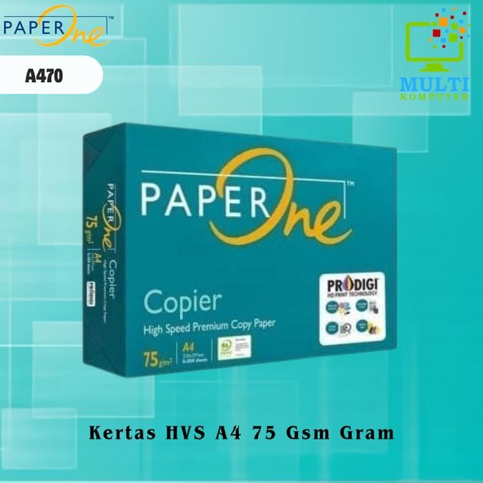 

PROMO PAPERONE Kertas HVS PAPER ONE A4 75 Gsm Gram Putih