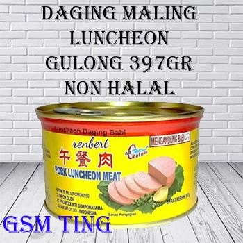 

Promo Gulong Pork Luncheon Meat 397gr Daging Maling Babi Kaleng