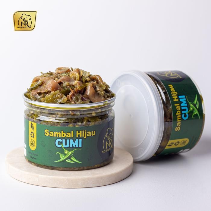 

Baru NORIBET Sambal Cumi Cabe Hijau 120g - Sambal Pedas Seafood