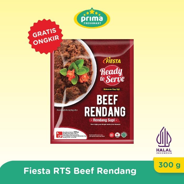 

Baru Fiesta RTS Beef Rendang 300g - Olahan Daging Siap Santap