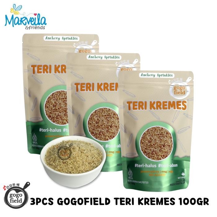 

Baru Gogofield Teri Kremes 3pcs 100gr