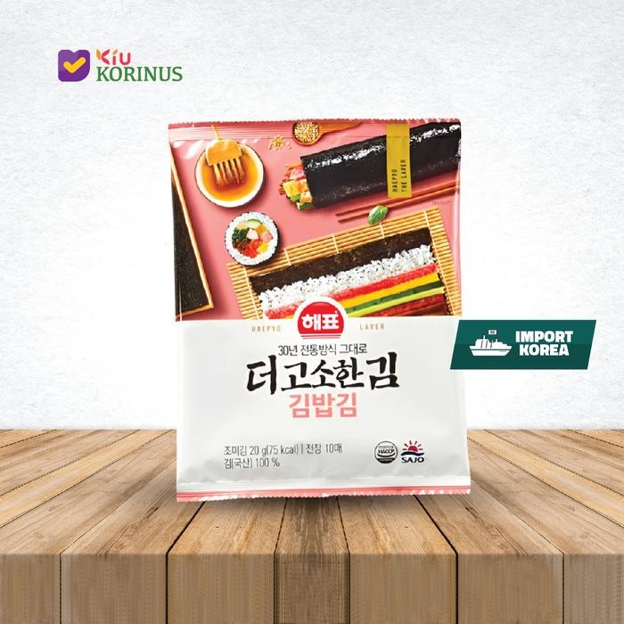 

Baru K-Haepyo Roasted Laver Nori Rumput Laut 20gr