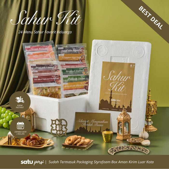 

Baru Satu Porsi Sahur Kit 24 Menu Paket Makanan Praktis Ramadan