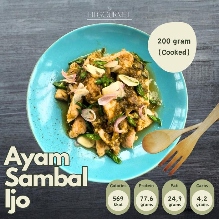 

Baru Protein Ready to Eat Ayam Sambal Ijo Low Cal - Healthy Meal