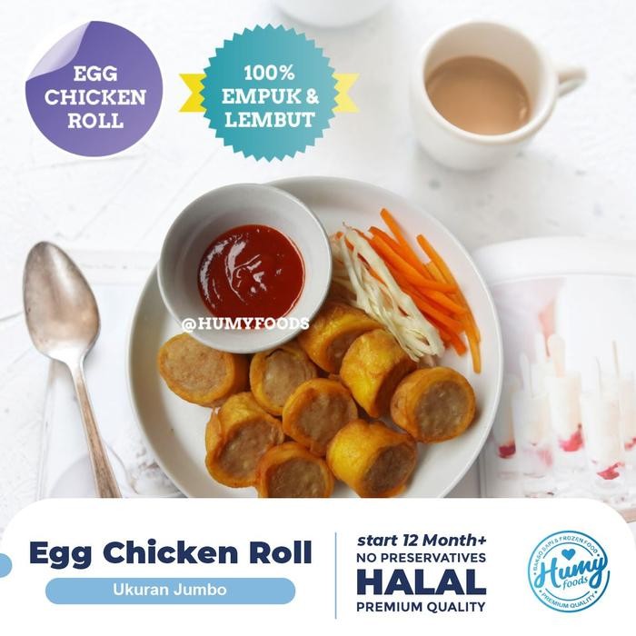 

Baru Egg Chicken Roll Bento Precut Homemade No Pengawet