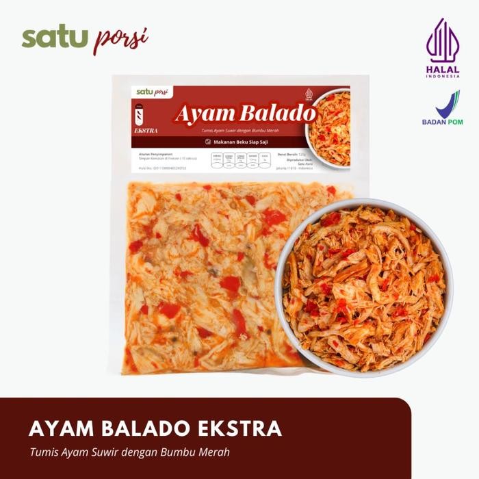 

Baru Satu Porsi Ayam Balado Extra Frozen Ready Meal