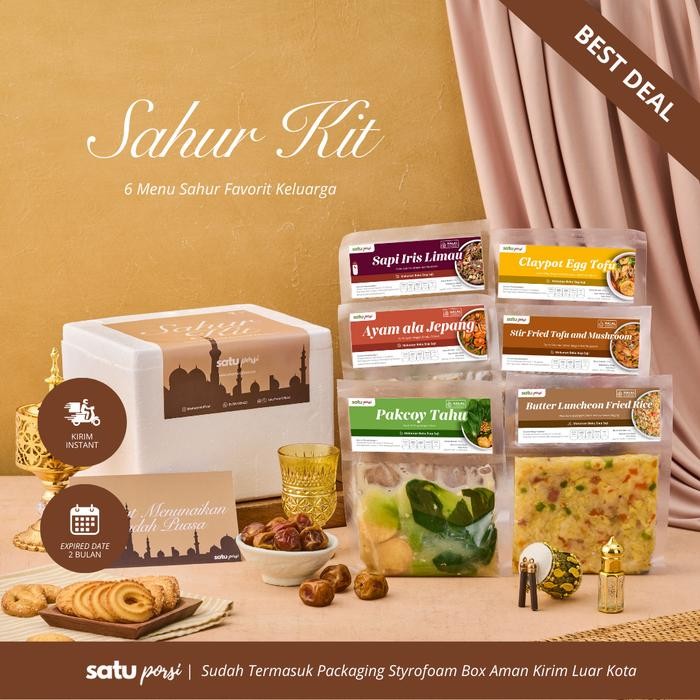 

Baru Satu Porsi Sahur Kit 6 Menu Ready Meal