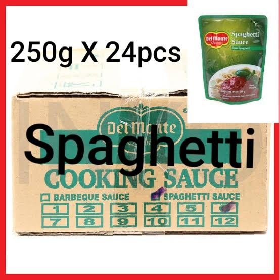 

DelMonte Saus Spagheti / Spaghetti Sauce 250 gr dus ( 24 bungkus )