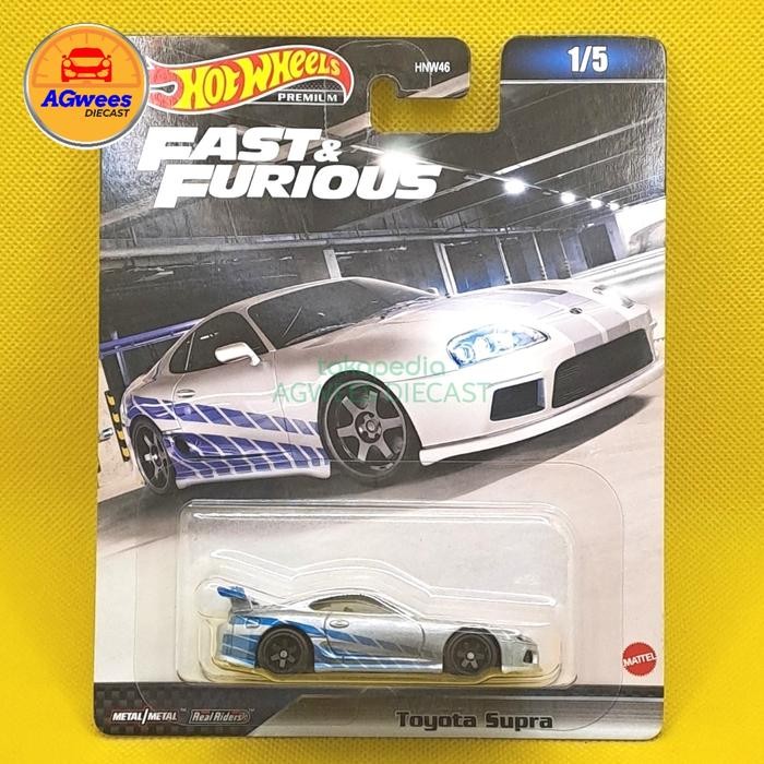 Hot Wheels Premium - Toyota Supra - Fast And Furious Edition