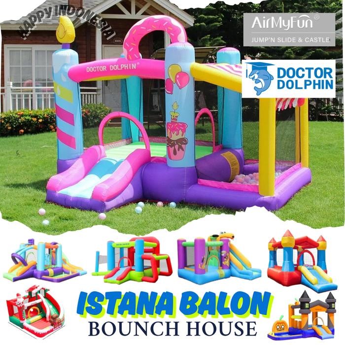 Mainan Kolam Bola Rumah Istana Balon Rumah Balon Loncat Loncat