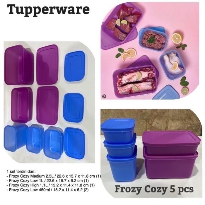 NEW TUPPERWARE FREEZERMATE TEMPAT DAGING IKAN PENYIMPANAN FREEZER