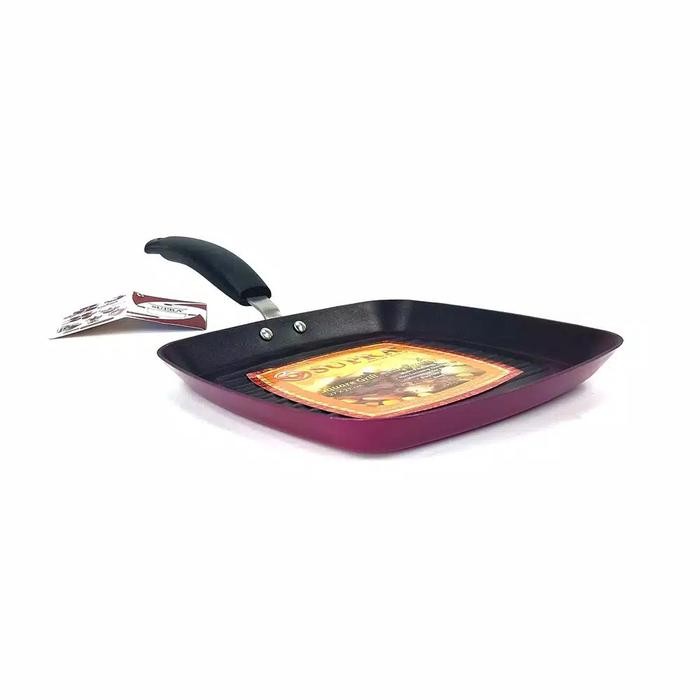 Supra Deep Grill Pan - Square Grill Pan 27 Cm - Panggangan Teflon